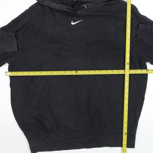 Nike Men's Black Pullover Hoodie Size S Regular Fit Sports Style