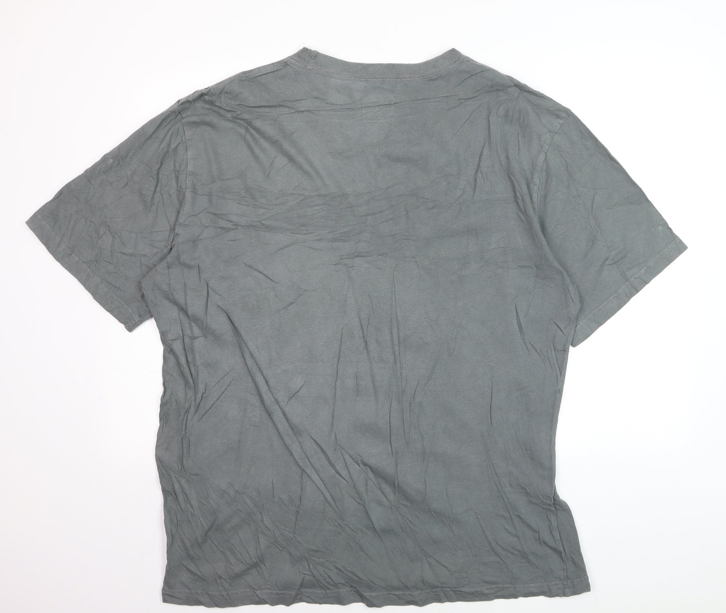 Wrangler Workwear Men's Grey XLT Crew Neck Cotton Pocket T-Shirt