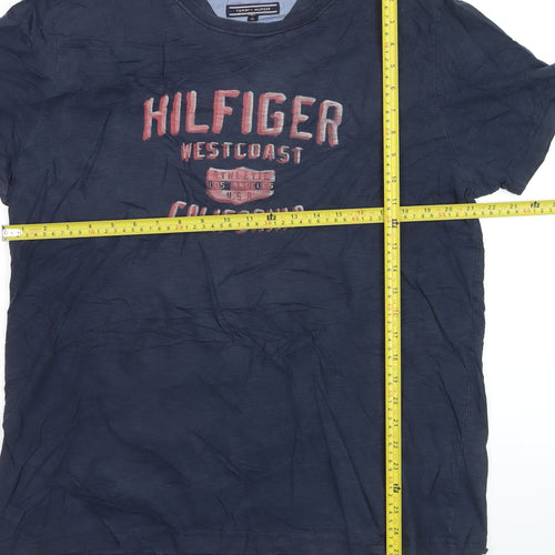 Tommy Hilfiger Men's Navy West Coast California Cotton T-Shirt XL