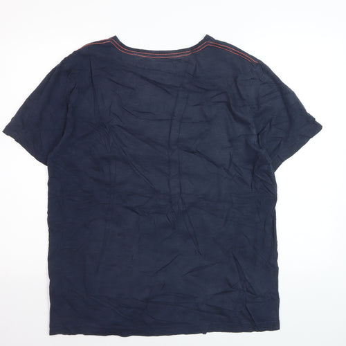 Tommy Hilfiger Men's Navy West Coast California Cotton T-Shirt XL