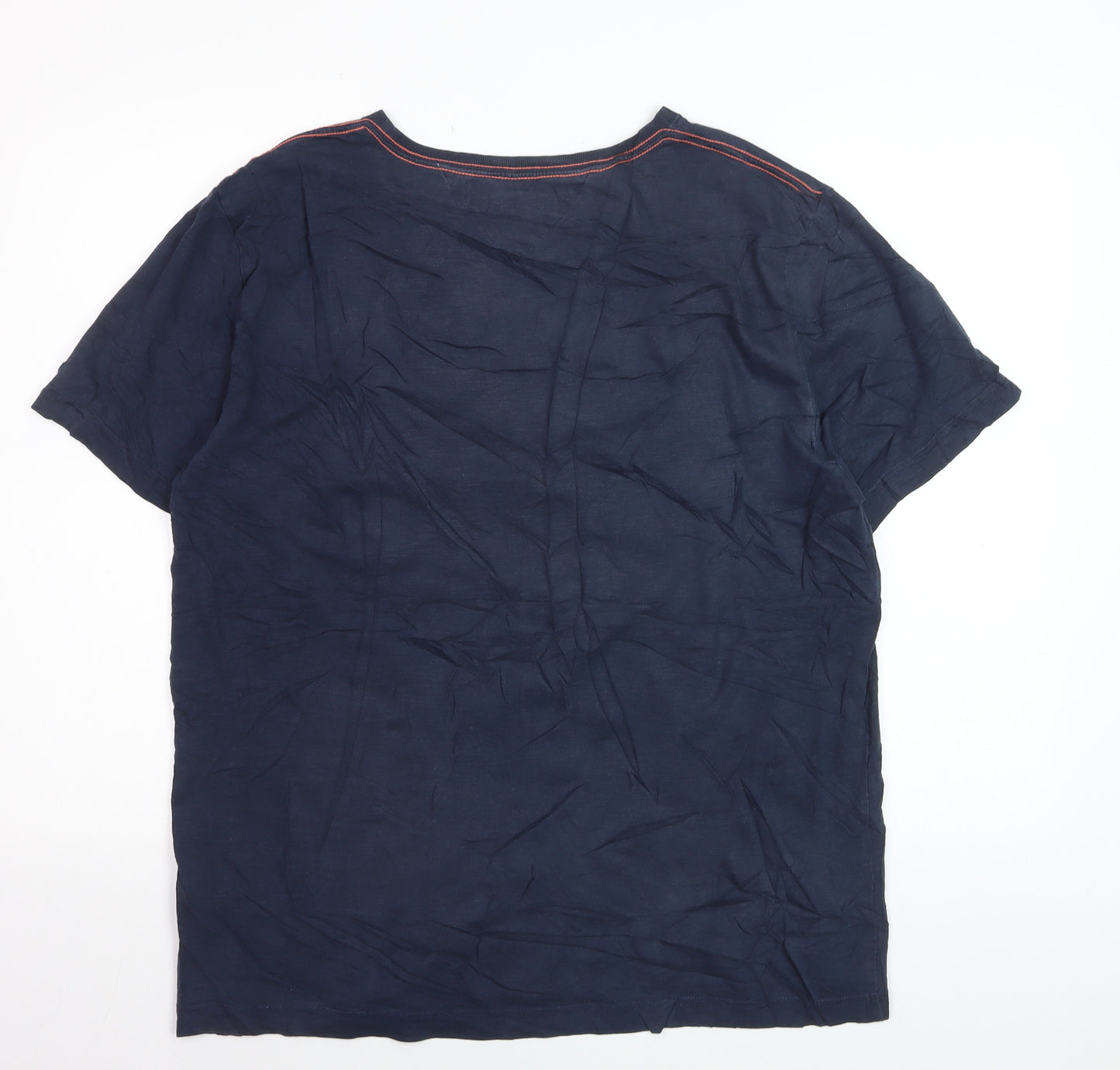 Tommy Hilfiger Men's Navy West Coast California Cotton T-Shirt XL