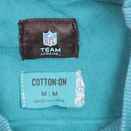 Cotton On NFL Team Apparel Men's Blue Miami Dolphins Sweatshirt M