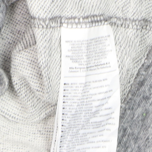Nike Men Grey Pullover Sweatshirt L Seahawks NFL Logo Crew Neck