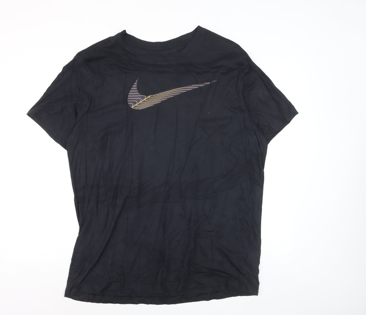 Nike Mens Black XL Dri-Fit Active T-Shirt Gym Training Top