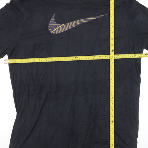 Nike Mens Black XL Dri-Fit Active T-Shirt Gym Training Top