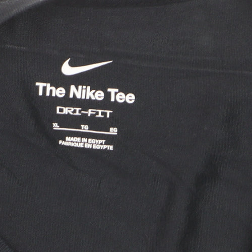 Nike Mens Black XL Dri-Fit Active T-Shirt Gym Training Top