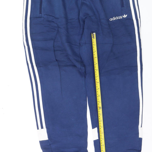 Adidas Men's Blue Jogger Tapered Track Pants Size M Activewear