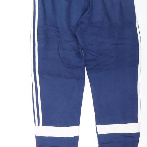 Adidas Men's Blue Jogger Tapered Track Pants Size M Activewear