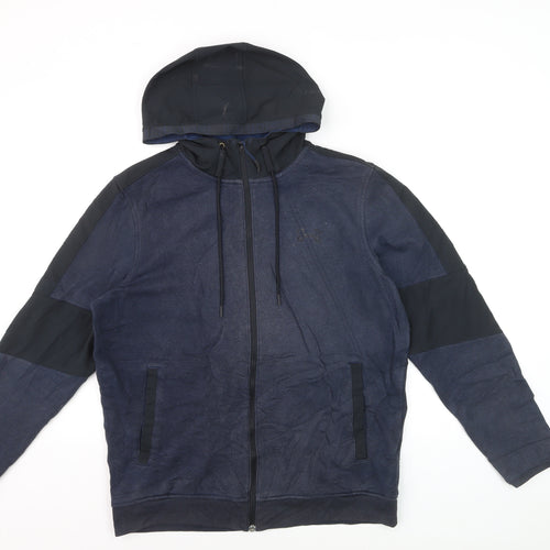 Under Armour Men's Blue Medium Hooded Full Zip Track Jacket