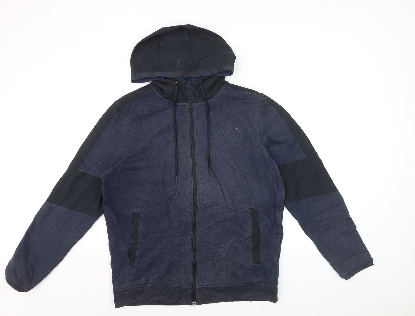 Under Armour Men's Blue Medium Hooded Full Zip Track Jacket