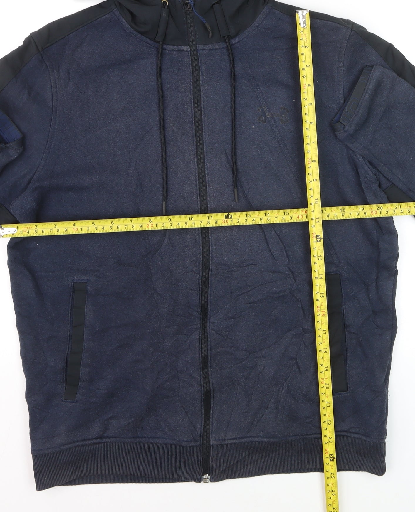 Under Armour Men's Blue Medium Hooded Full Zip Track Jacket