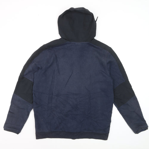 Under Armour Men's Blue Medium Hooded Full Zip Track Jacket