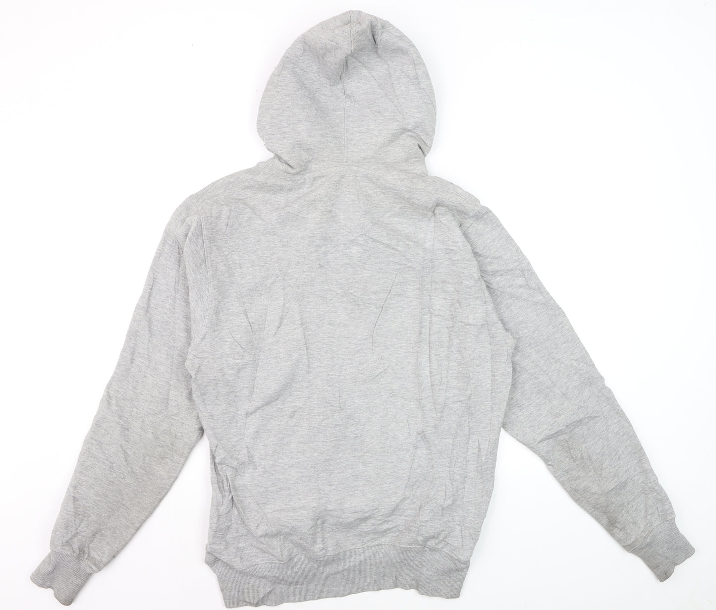 Adidas Men's Grey Pullover Hoodie L Kickboxing Graphic Sports Fleece