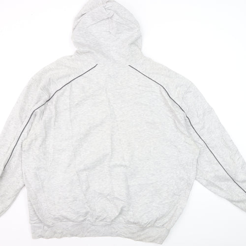 Umbro Men's Grey 2XL Pullover Hoodie Fleece Sportswear