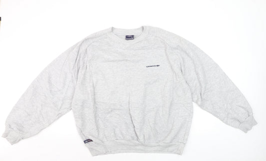 Umbro Men's Grey XL Pullover Sweatshirt Retro Logo Crew Neck