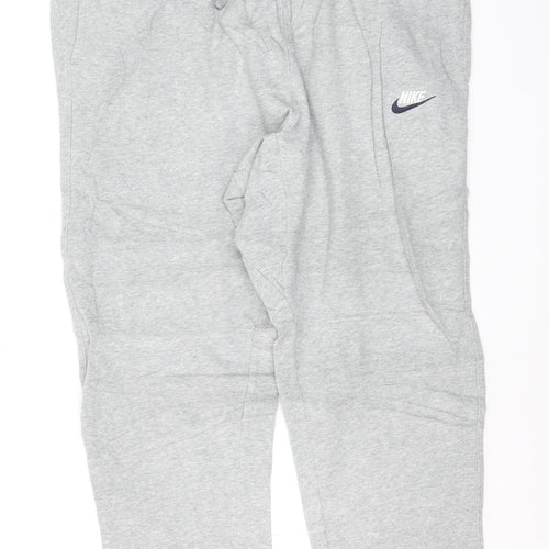 Nike Men Grey XL Jogger Sweatpants Tapered Fit Activewear Trousers