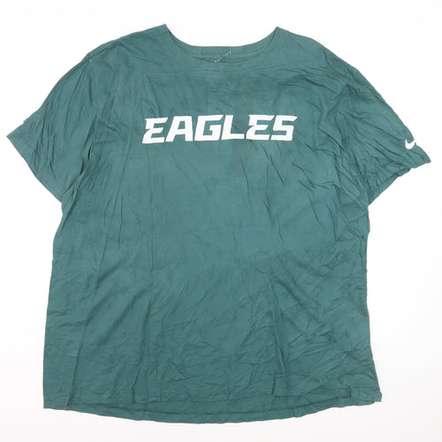 Nike Men's Green Eagles Graphic Short Sleeve T-Shirt XL