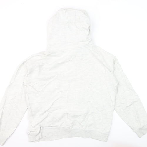 Champion Mens Grey Pullover Hoodie Medium Logo Sportswear