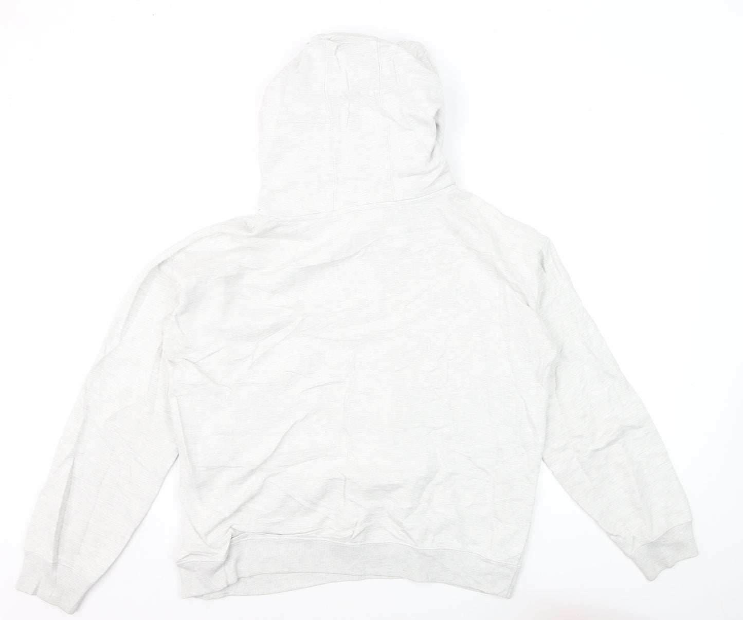 Champion Mens Grey Pullover Hoodie Medium Logo Sportswear