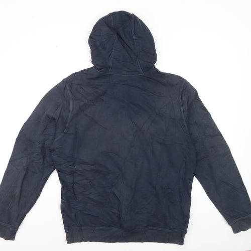 Nike Men's Blue Full Zip Hoodie L Lightweight Sportswear
