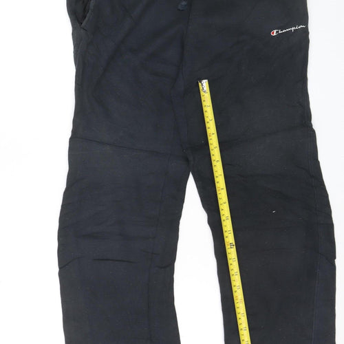 Champion Men's Black Medium Fleece Jogger Sweatpants