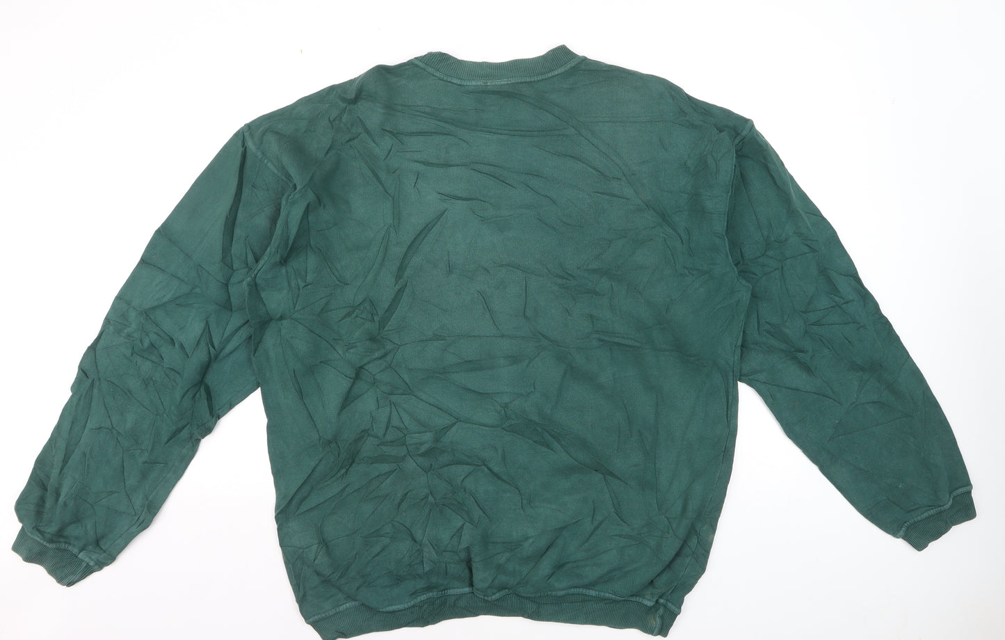 Disney Men's Green Winnie the Pooh Pullover Sweatshirt Size L Vintage