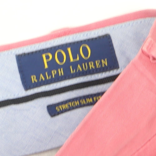 Polo Ralph Lauren Men’s Pink Chino Shorts Slim Fit Size 30