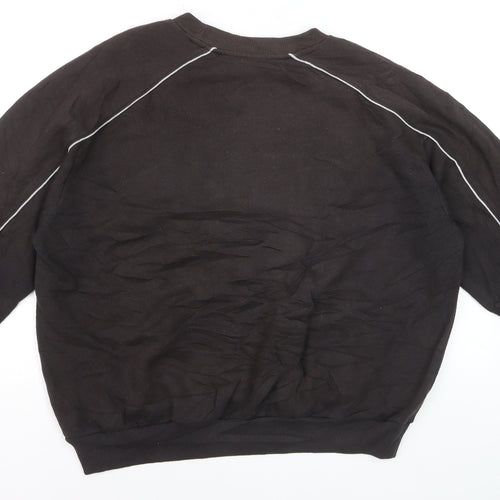 Umbro Men's Black XL Pullover Crew Neck Fleece Sweatshirt