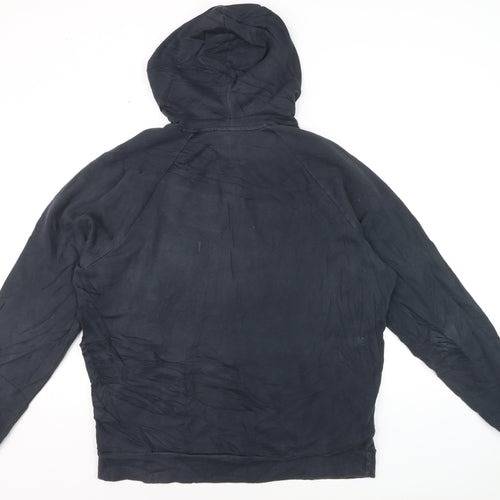 Under Armour Mens Black Pullover Hoodie Large Fleece Sportswear