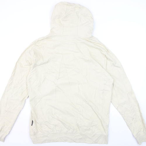 Quiksilver Men’s Beige Pullover Hoodie XL Cotton Blend