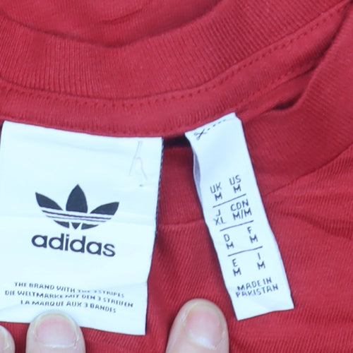 Adidas Men’s Red Short Sleeve Sports T-Shirt Size M