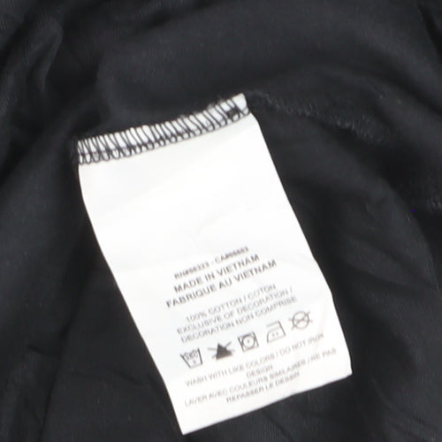Nike Men's Black XL Sports Crew Neck Cotton T-Shirt