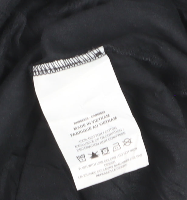 Nike Men's Black XL Sports Crew Neck Cotton T-Shirt