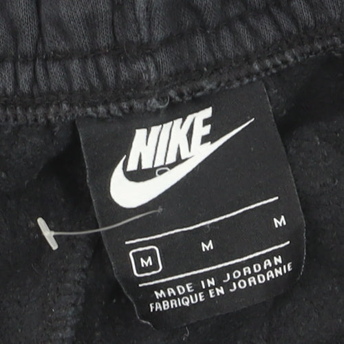 Nike Men's Black Fleece Jogger Trousers Size M Regular Fit