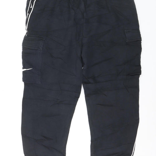 Nike Men's Black M Jogger Activewear Trousers with Side Stripe