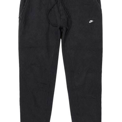 Nike Men's Black Jogger Sweatpants M Fleece Regular Fit Active Trousers
