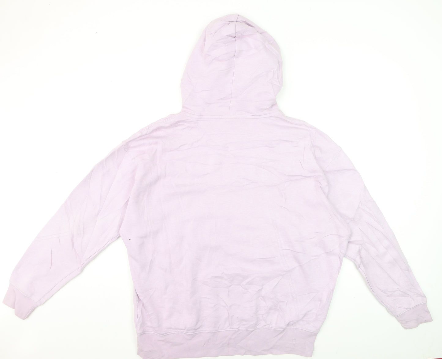 Nike Womens Lilac Hoodie Medium Pullover Cotton Blend Casual