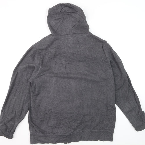 Oakley Men's Grey Full Zip Hoodie Regular Fit Size M