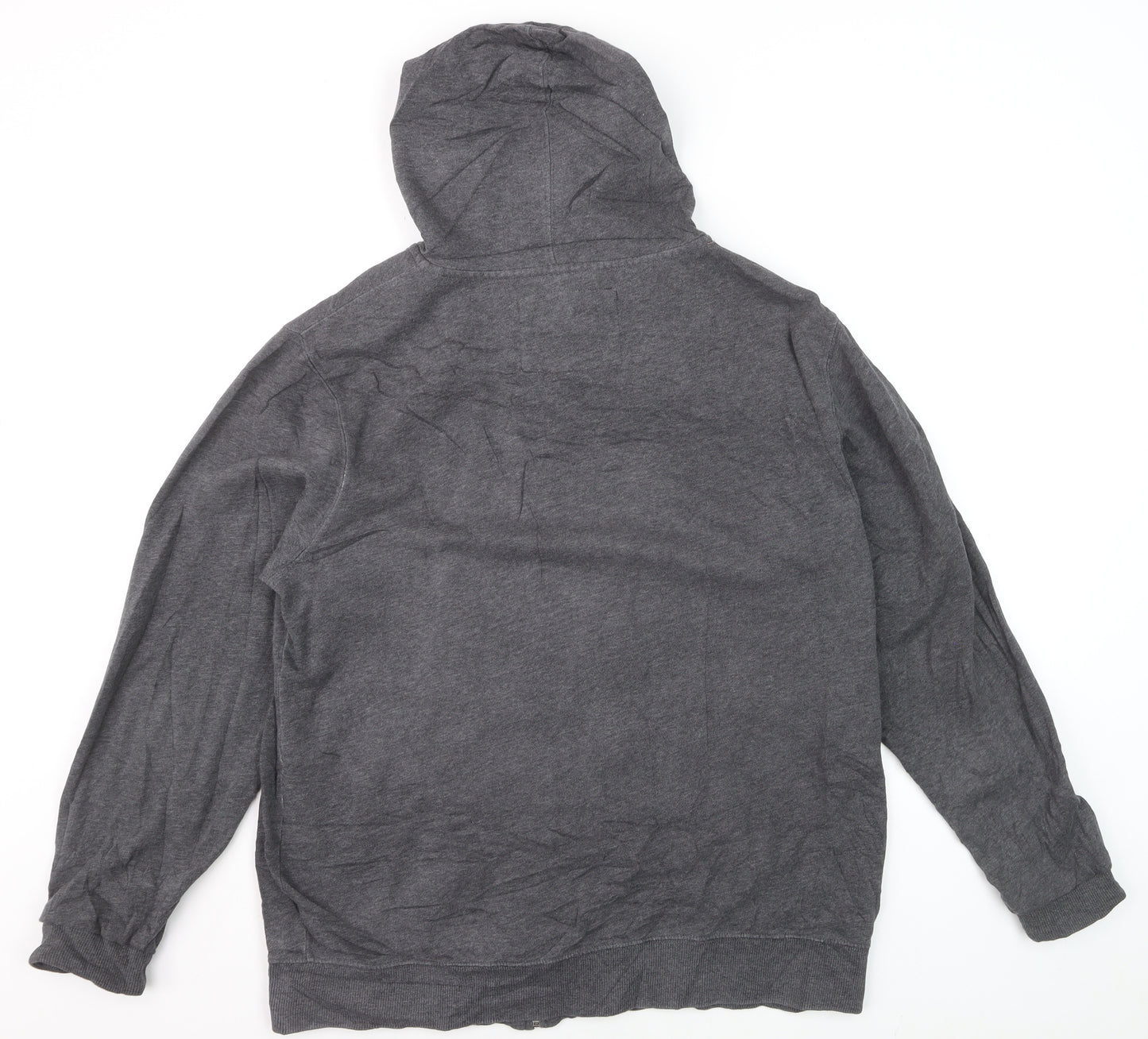 Oakley Men's Grey Full Zip Hoodie Regular Fit Size M