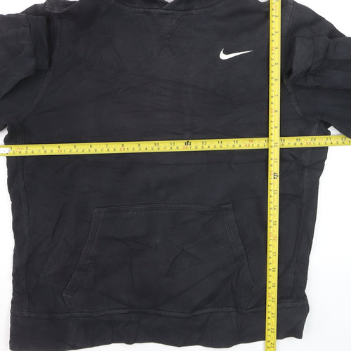 Nike Teens Black Pullover Hoodie XL Logo Fleece Sweatshirt
