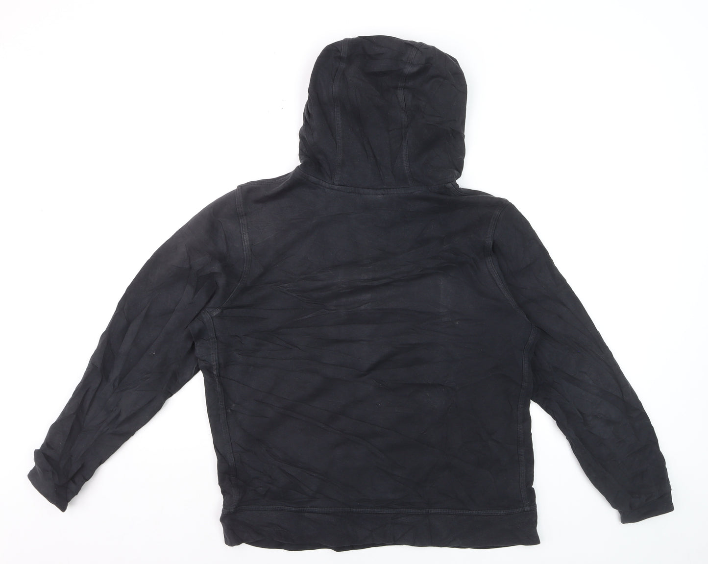 Nike Teens Black Pullover Hoodie XL Logo Fleece Sweatshirt