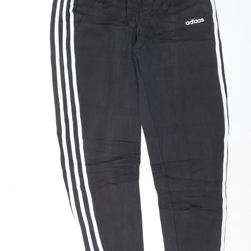 adidas Men's Black Track Pants M Regular Fit Tapered Joggers
