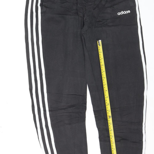 adidas Men's Black Track Pants M Regular Fit Tapered Joggers