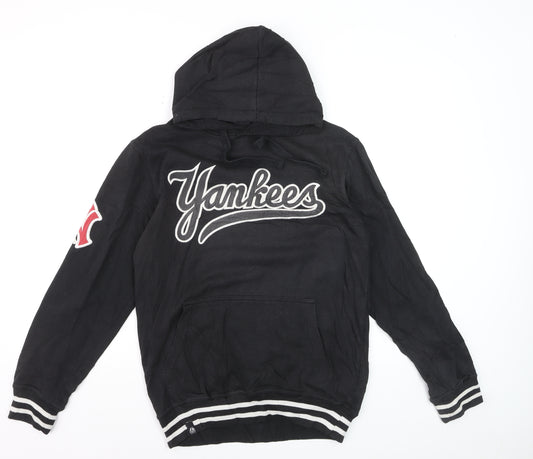 Majestic Men’s Black Yankees Pullover Hoodie Size S Baseball Style