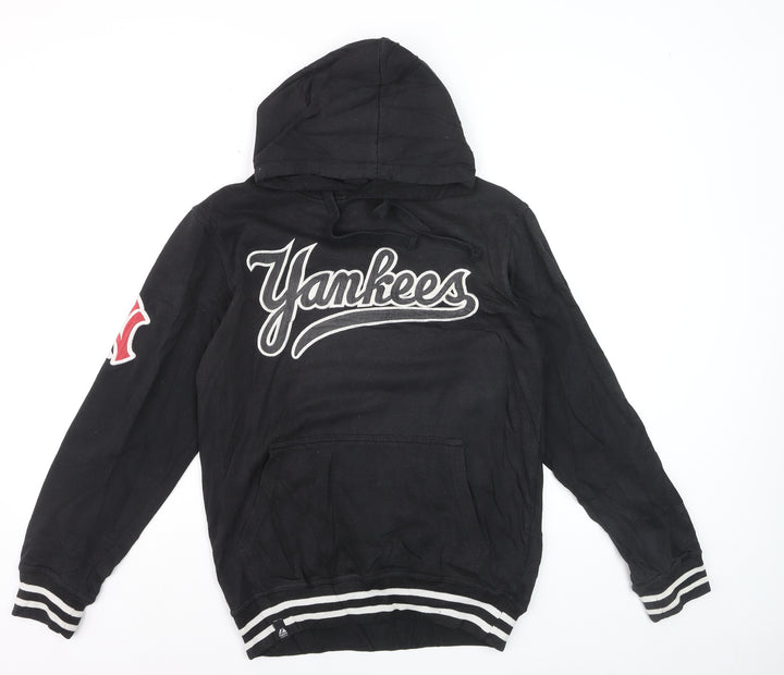 Majestic Men’s Black Yankees Pullover Hoodie Size S Baseball Style