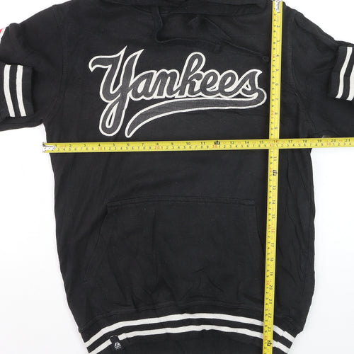 Majestic Men’s Black Yankees Pullover Hoodie Size S Baseball Style