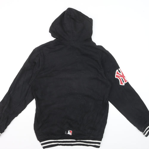 Majestic Men’s Black Yankees Pullover Hoodie Size S Baseball Style