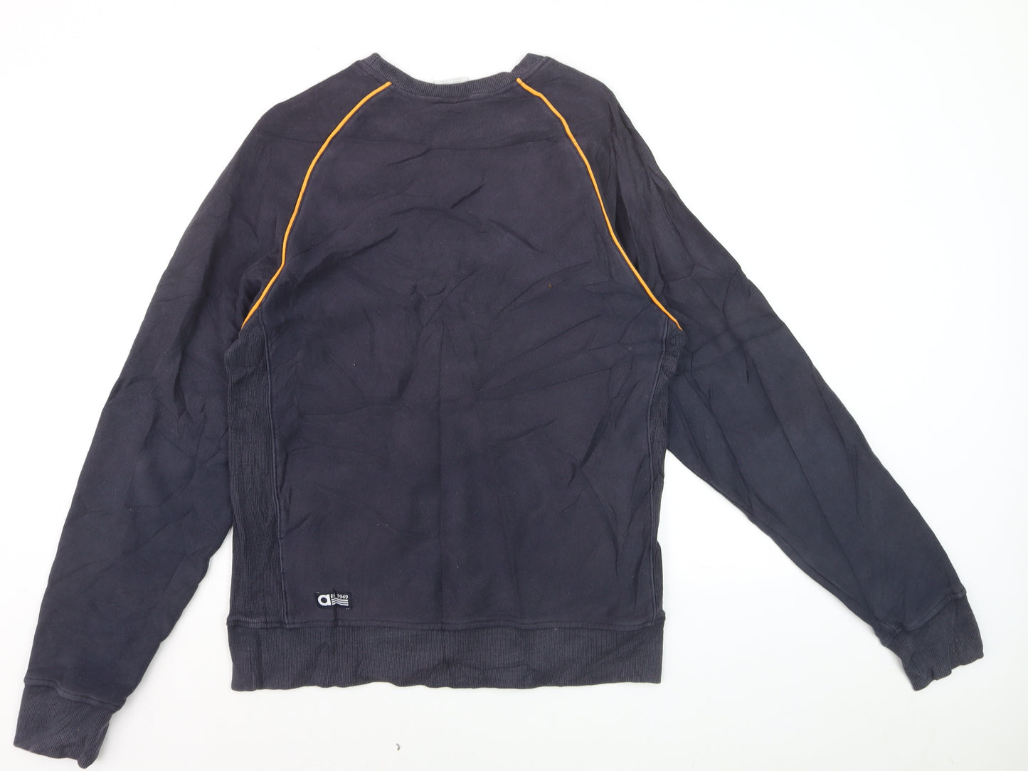 Adidas Men’s Blue Embroidered Logo Pullover Sweatshirt M