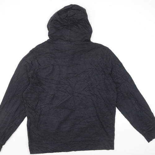 Russell Athletic Men's Black XL Pullover Hoodie with Logo Pocket