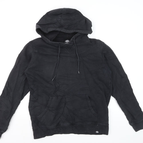 Dickies Men's Black Pullover Hoodie Medium Regular Fit Fleece
